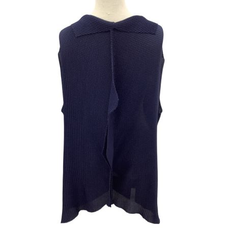 me ISSEY MIYAKE イッセイミヤケ ワッフル プリーツ 変形 カットソー　 MI61KK224 ネイビー
