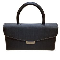 GENUINE HORSE HAIR ホースヘア ハンドバッグ ブラック Bランク