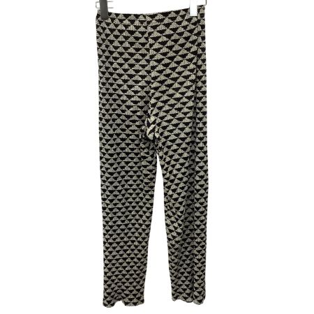 ISSEY MIYAKE イッセイミヤケ PLEATS PLEASE パンツ SIZE 1 総柄 PP8-JF543 ベージュ×ブラック