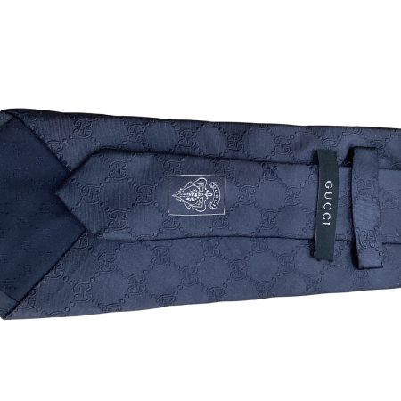 GUCCI グッチ ネイビー メンズ ネクタイ GG柄