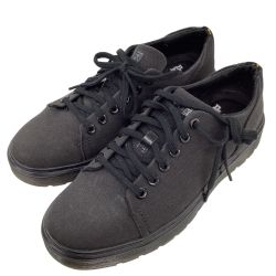 Dr.Martens ドクターマーチン レディース メンズ ローカットスニーカー ダンテ キャンバス SIZE 25cm ブラック Bランク