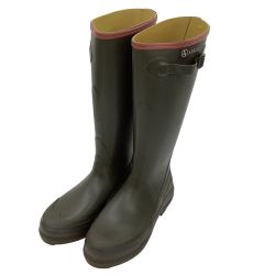 AIGLE エーグル レディース レインブーツ SIZE 38(２４cm) カーキ Bランク