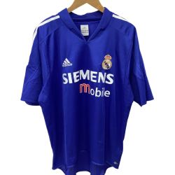 adidas アディダス レアルマドリード 3rd サッカー Tシャツ SIZE ２XO ブルー Cランク