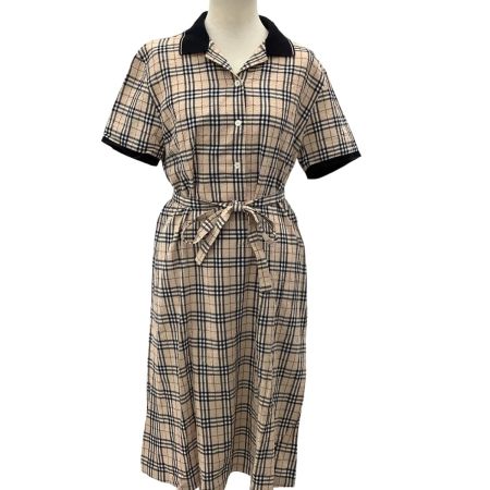 BURBERRY GOLF バーバリー レディース ワンピース SIZE L BGW14-225-40 ベージュ