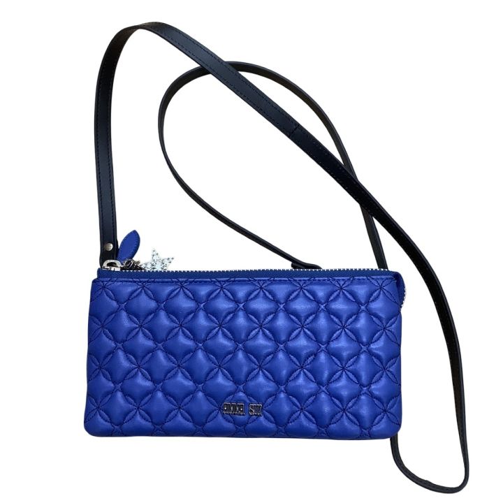 ANNA SUI お財布ショルダー ANNA SUI アナスイ お財布ショルダー ウォレットショルダー ブルー