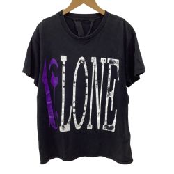 VLONE×Palm Angels ヴィーローン×パーム・エンジェルス メンズ Tシャツ 19ss ブラック Bランク