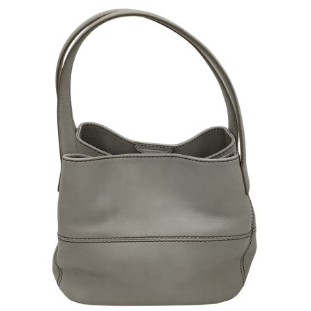 HIROFU ヒロフ レディース ハンドバッグ レザー  グレー