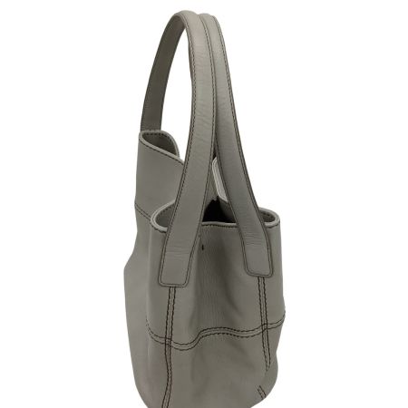 HIROFU ヒロフ レディース ハンドバッグ レザー  グレー
