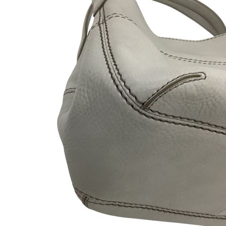 HIROFU ヒロフ レディース ハンドバッグ レザー  グレー