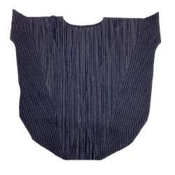 ISSEY MIYAKE イッセイミヤケ PLEATS PLEASE 変形 カットソー ストライㇷ゚ SIZE 3 PP63-JT745 ネイビー Bランク