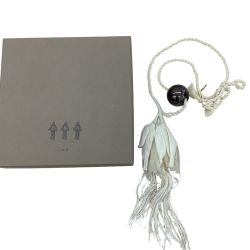 ...et R ェテール レディース ネックレス 天然塗料 天然素材 オフホワイト×シルバー Bランク