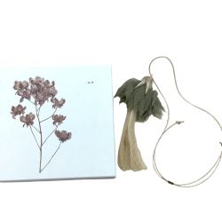 ...et R ェテール レディース ネックレス 天然塗料 天然素材 ベージュ×オリーブ Bランク