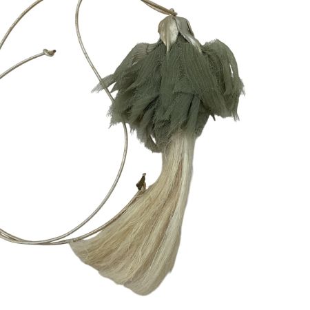 ...et R ェテール レディース ネックレス 天然塗料 天然素材 ベージュ×オリーブ