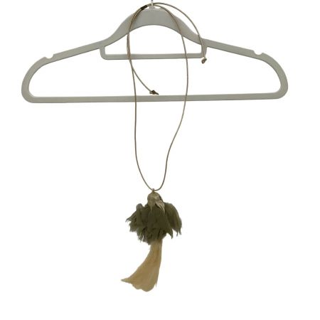 ...et R ェテール レディース ネックレス 天然塗料 天然素材 ベージュ×オリーブ