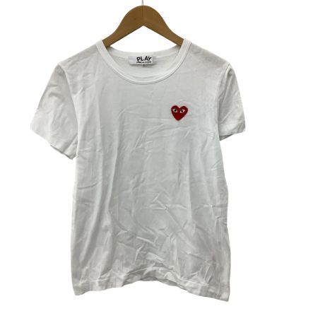 COMME des GARCONS コムデギャルソン レディース Tシャツ SIZE L AZ-T107 ホワイト
