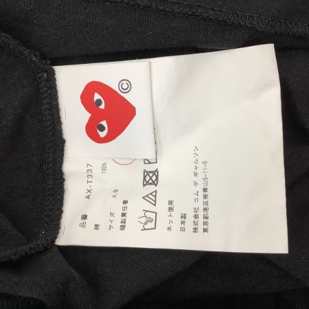 COMME des GARCONS コムデギャルソン レディース Tシャツ　SIZE XS AZ-T337 ブラック