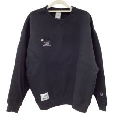 WTAPS×CHAMPION ダブルタップス×チャンピオン メンズ スウェット SIZE M ブラック Bランク