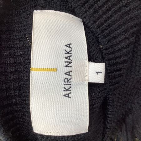 AKIRA NAKA アキラナカ ノースリーブニット SIZE 1 AP1836BKKH ブラック×グリーン×イエロー