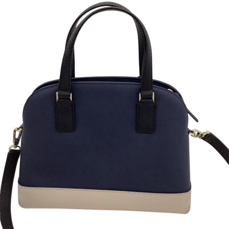 Kate Spade ケイトスペード レディース ２WAYバッグ  PXRU8262 ネイビー×アイボリ―