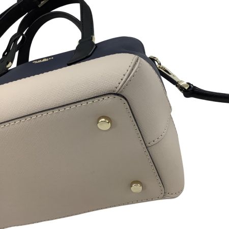 Kate Spade ケイトスペード レディース ２WAYバッグ  PXRU8262 ネイビー×アイボリ―