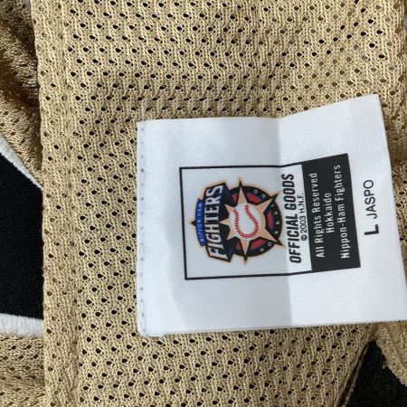 FIGHTERS 日本ハムファイターズ 野球 稲葉篤紀選手 引退記念ユニフォーム SIZE L ゴールド×ブラック