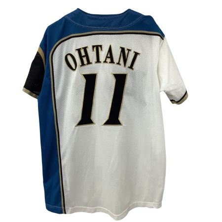 FIGHTERS 日本ハムファイターズ 野球 大谷翔平選手 ユニフォーム SIZE L ホワイト×ブルー