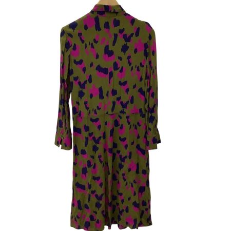 MAX&CO マックスアンドコー レディース ワンピース SIZE 38 グリーン×ショッキングピンク×ネイビー