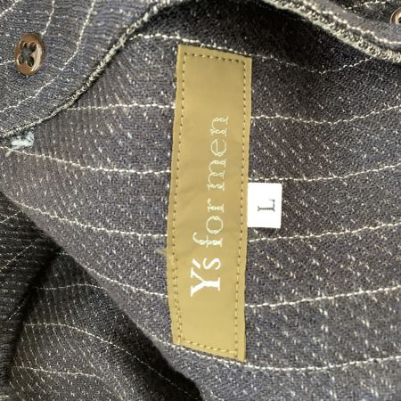 Y's ワイズ メンズ セットアップ チェック SIZE L ベージュ