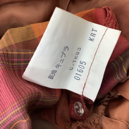 Burberrys バーバリーズ ワンピース チェック SIZE 9AR FM041-678 レッド×オレンジ