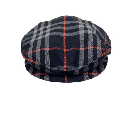Burberrys バーバリーズ 未使用 タグ付き ハンチング帽子  ネイビー×グレー×オレンジ