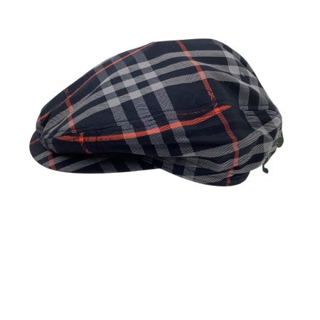 Burberrys バーバリーズ 未使用 タグ付き ハンチング帽子  ネイビー×グレー×オレンジ