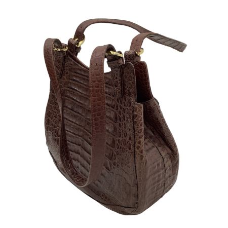 貴彦 レディース ハンドバッグ レザー  ブラウン