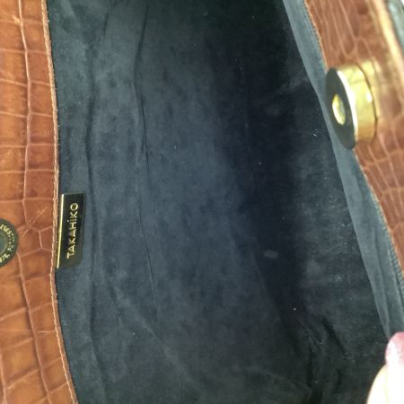 貴彦 レディース ハンドバッグ レザー  ブラウン