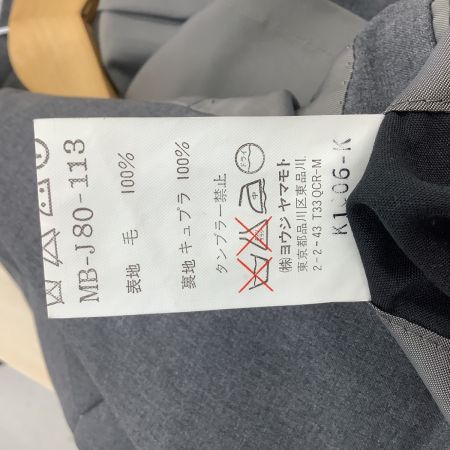 Y's ワイズ メンズ セットアップ スーツ SIZE 3 MB-J80-113 グレー