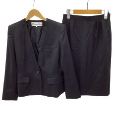 Christian Dior クリスチャンディオール レディース セットアップ スカート スーツ SIZE 9AR FW2Y09180 ブラック Bランク