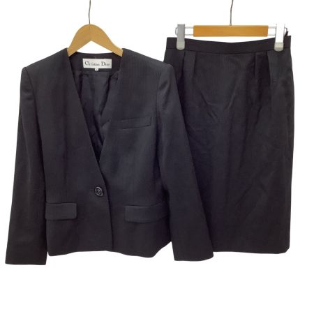 Christian Dior クリスチャンディオール レディース セットアップ スカート スーツ SIZE 9AR FW2Y09180 ブラック