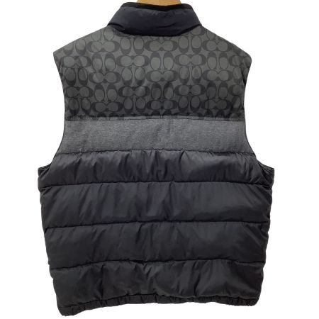 COACH コーチ メンズ ダウンベスト SIZE L ダウン60％ ブラック