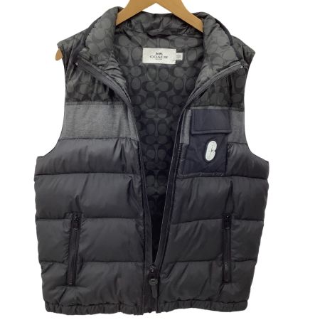 COACH コーチ メンズ ダウンベスト SIZE L ダウン60％ ブラック