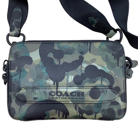 COACH コーチ 丸ポーチ付き ショルダーバッグ E2180-C5330 ミリタリー