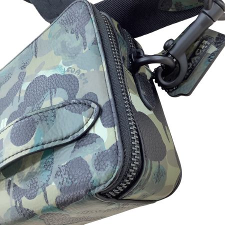 COACH コーチ 丸ポーチ付き ショルダーバッグ E2180-C5330 ミリタリー