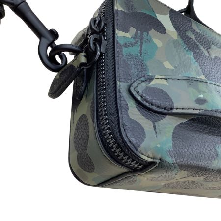 COACH コーチ 丸ポーチ付き ショルダーバッグ E2180-C5330 ミリタリー