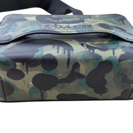 COACH コーチ 丸ポーチ付き ショルダーバッグ E2180-C5330 ミリタリー