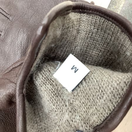 COACH コーチ レディース 手袋 グローブ レザー SIZE M ブラウン