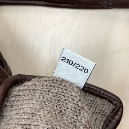 COACH コーチ レディース 手袋 グローブ レザー SIZE M ブラウン
