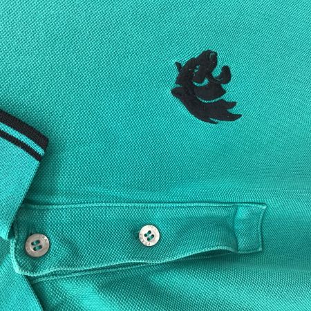 PRADA プラダ メンズ ポロシャツ SIZE M エメラルドグリーン