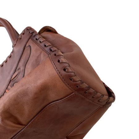 IBIZA イビサ レディース ハンドバッグ レザー ブラウン