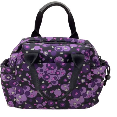 ANNA SUI アナスイ レディース ハンドバッグ ポーチ付き パープル×ブラック