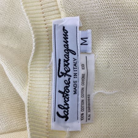 Salvatore Ferragamo サルヴァトーレフェラガモ メンズ カーディガン SIZE M ライトイエロー