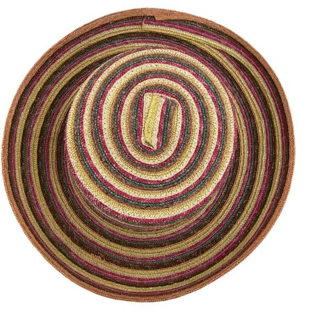 ISSEY MIYAKE イッセイミヤケ  I,S Vintage レディース カンカン帽 帽子 カラフル