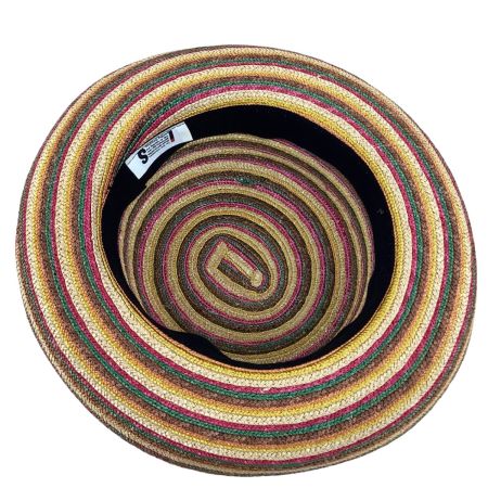 ISSEY MIYAKE イッセイミヤケ  I,S Vintage レディース カンカン帽 帽子 カラフル